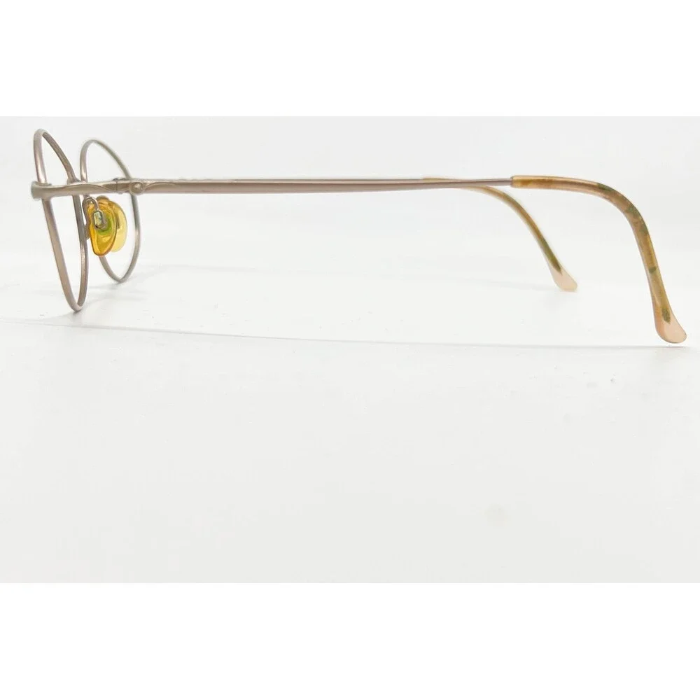 Marcolin Eyeglasses Womens Gold MA7221 804 Oval Metal Frame 55-17-140